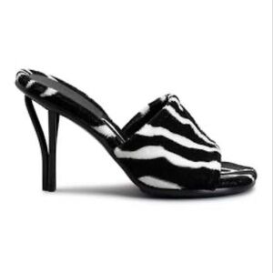 SOLD Bottega Veneta Pose Zebra Print Mules